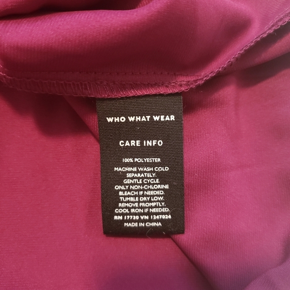 Who What Where Who What Wear Purple Ruffle… - Picture 4 of 4